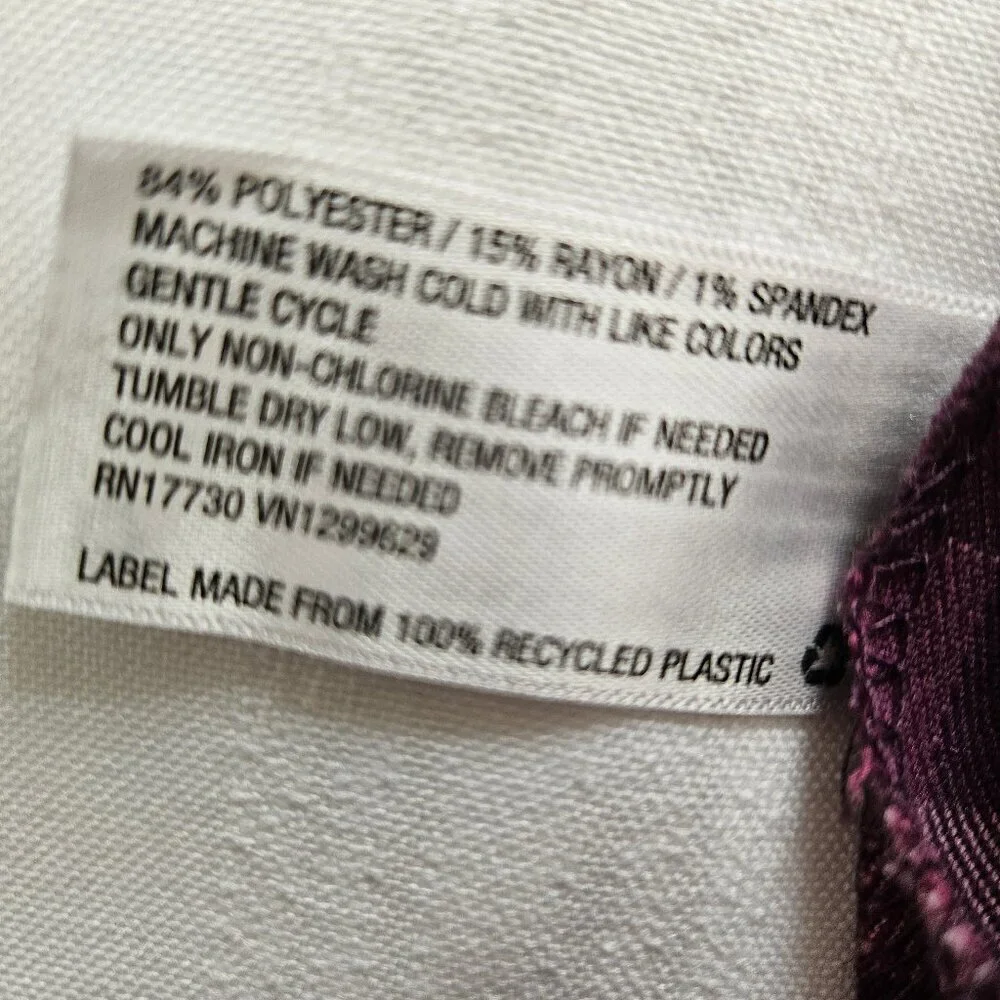 Wild Fable Schoolgirl Preppy Pink Purple Plaid Pleated Mini Skirt Size Medium